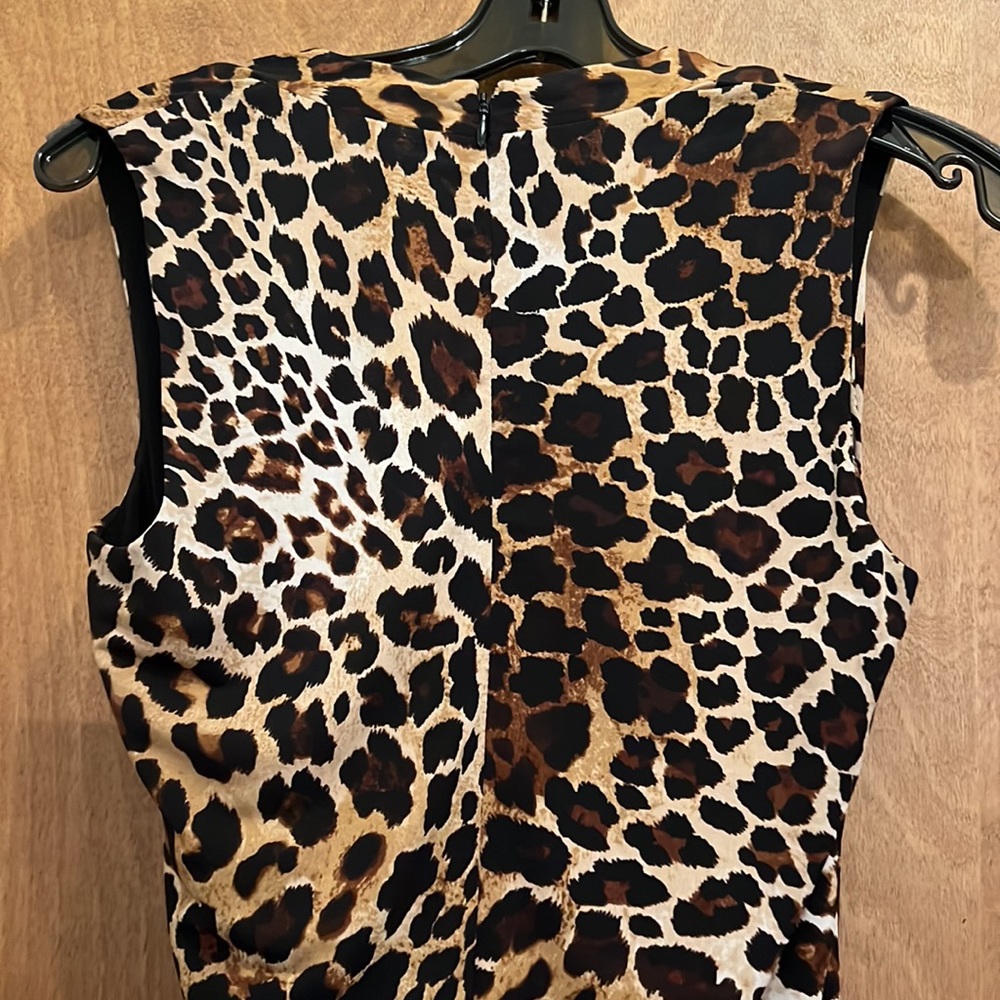Cache Leopard Print Romper - image 8
